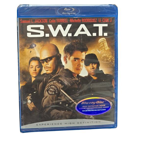 S.W.A.T Blu-Ray Disc High Definition New Movie Samuel Jackson Colin Farrell SWAT - Picture 1 of 4